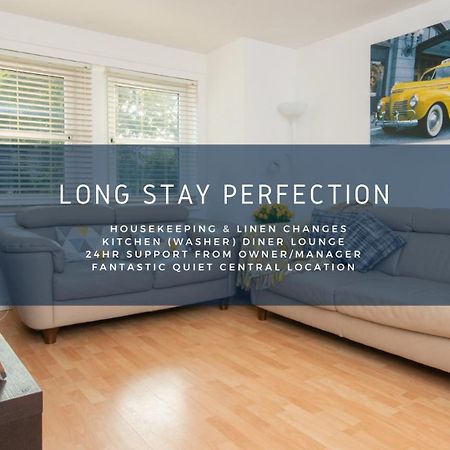 Dwellcome Home Ltd 2 Bedroom King & Double Central Apartment, Free Allocated Barrier Secured Parking Space At Rear Entrance & Fast Wifi, Ideal For Long Term Contractor, Corporate, Etc Stays, Regular Housekeeping Option - See Our Site For Assurance Aberdeen Exterior foto